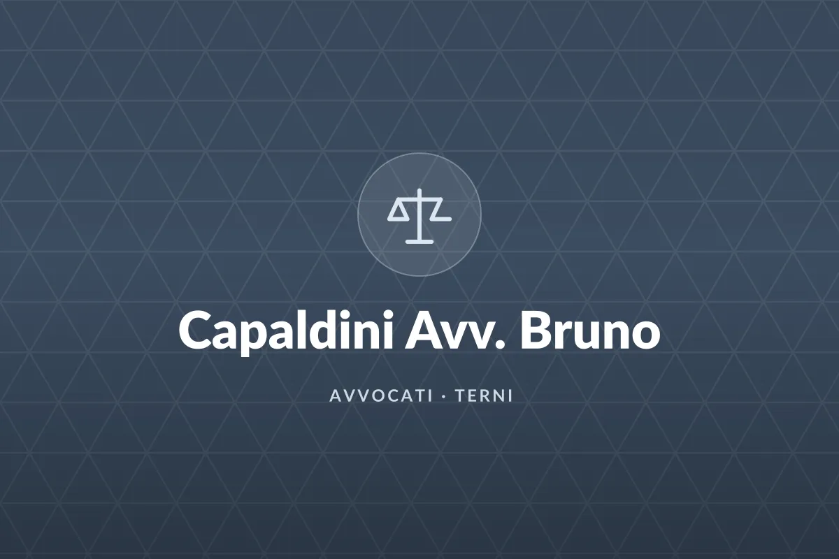 Capaldini Avv. Bruno