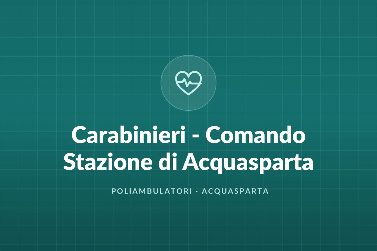 Carabinieri - Comando Stazione di Acquasparta