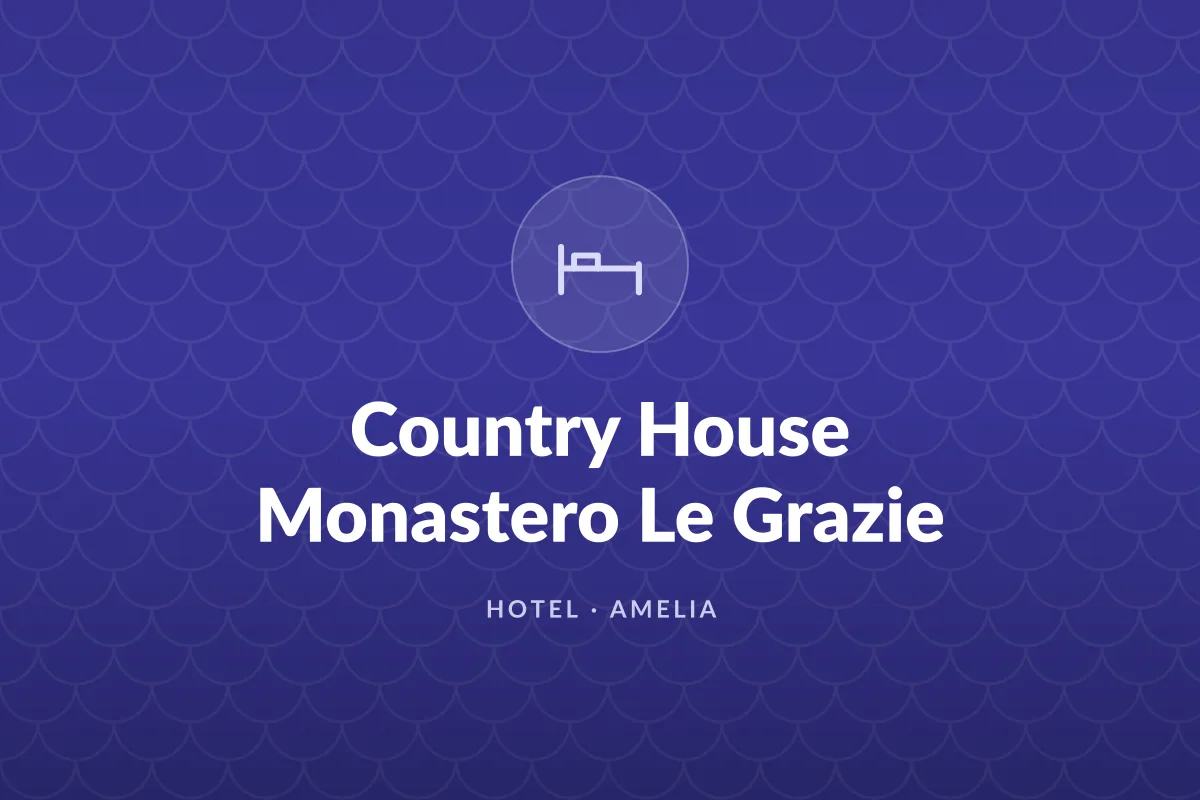 Country House Monastero Le Grazie