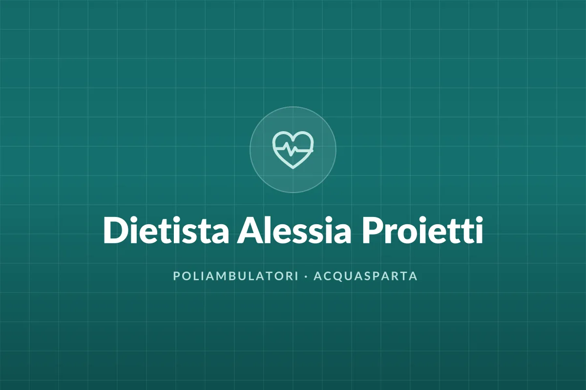 Dietista Alessia Proietti