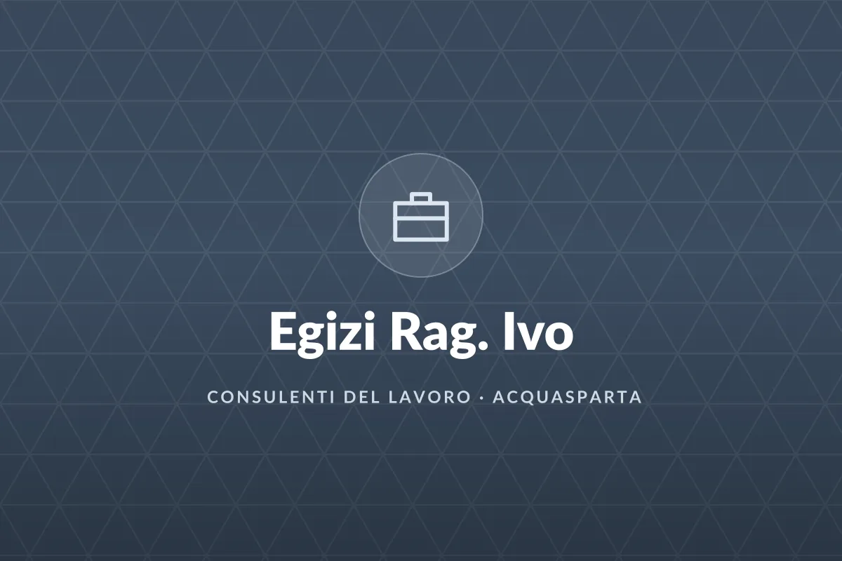 Egizi Rag. Ivo