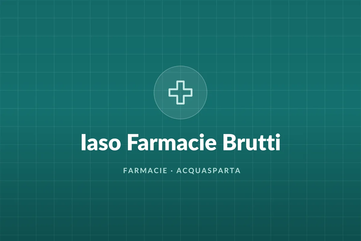 Iaso Farmacie Brutti