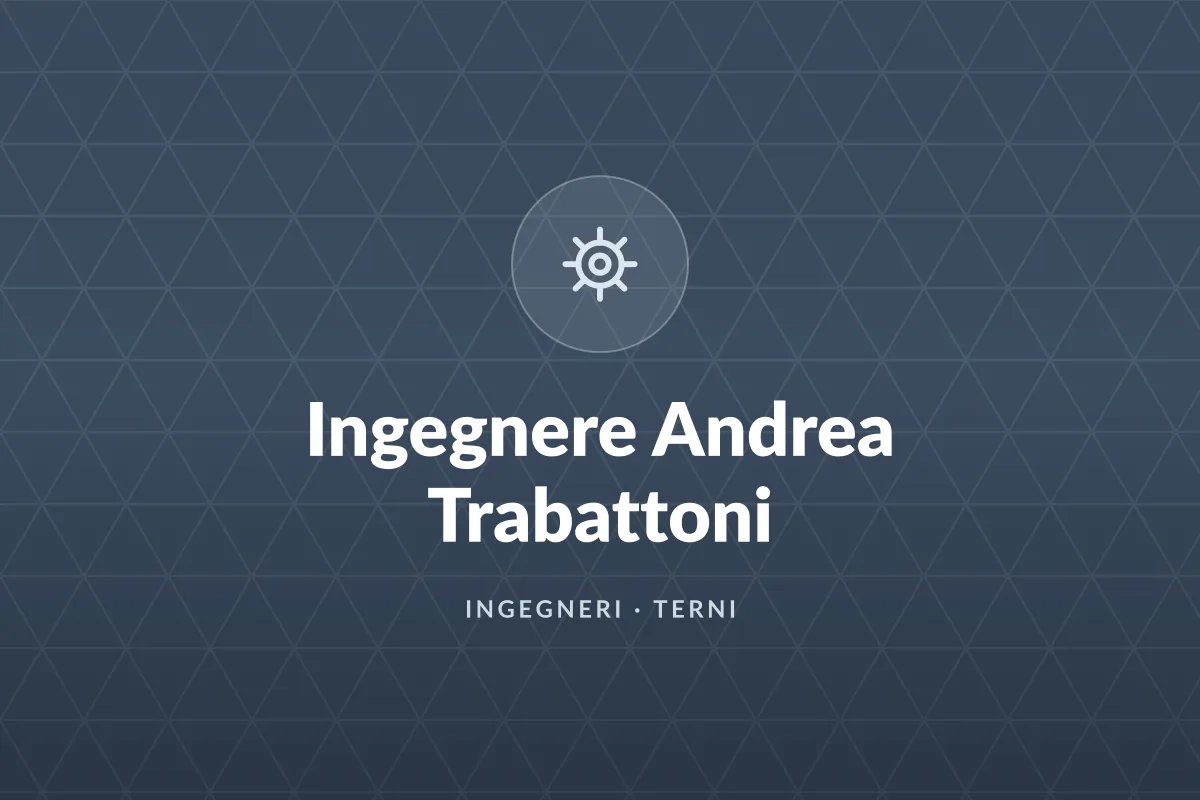 Ingegnere Andrea Trabattoni