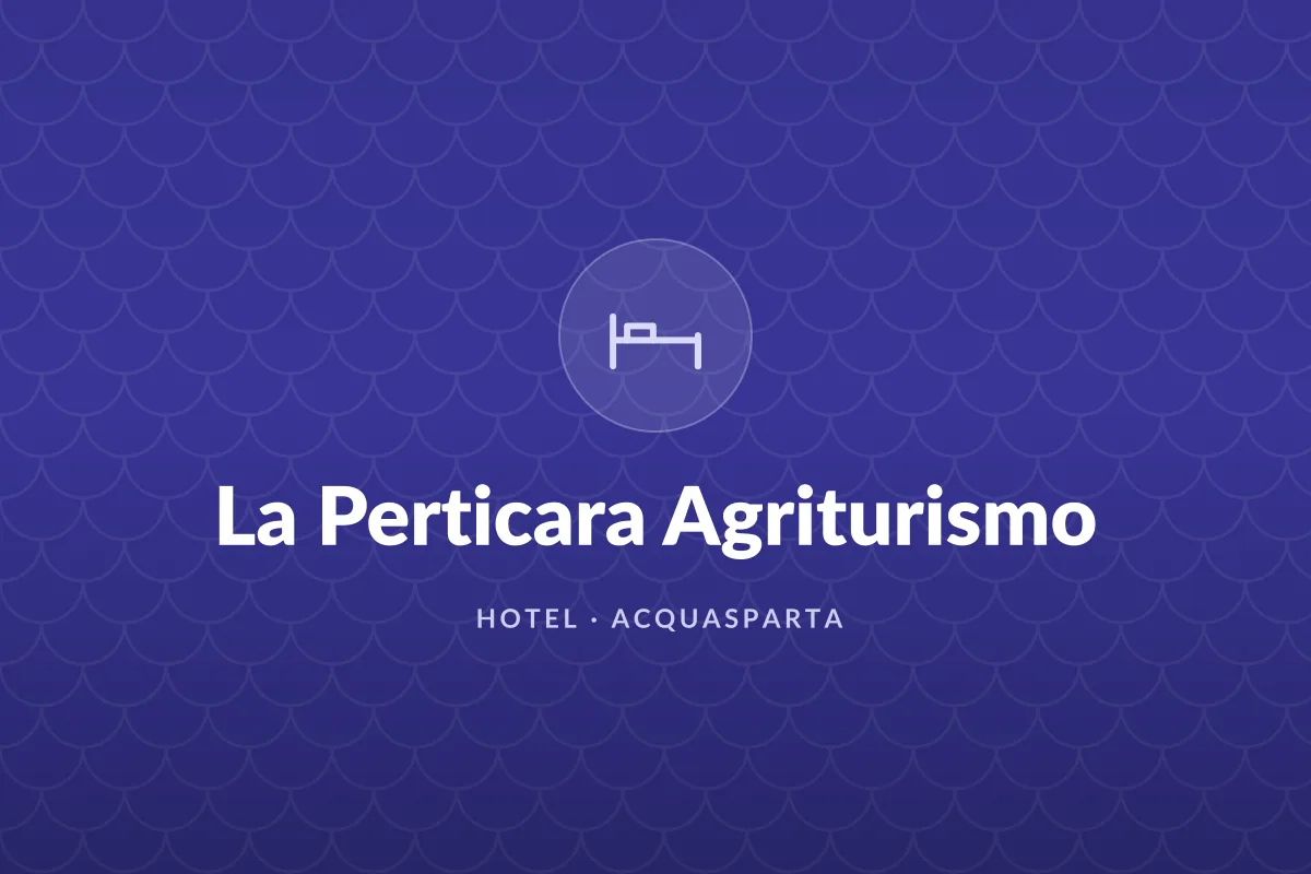 La Perticara Agriturismo