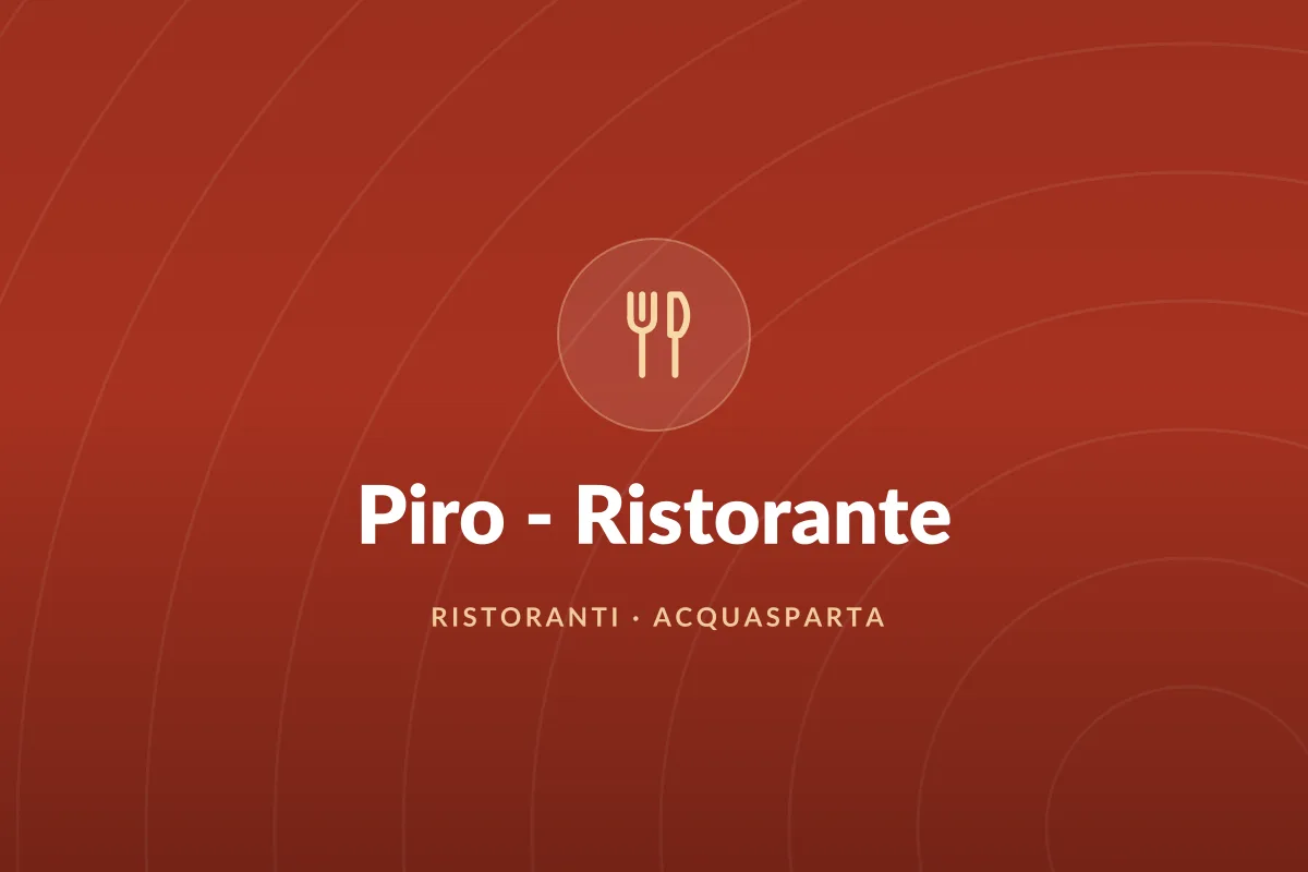 Piro - Ristorante