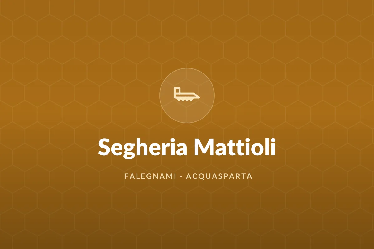 Segheria Mattioli