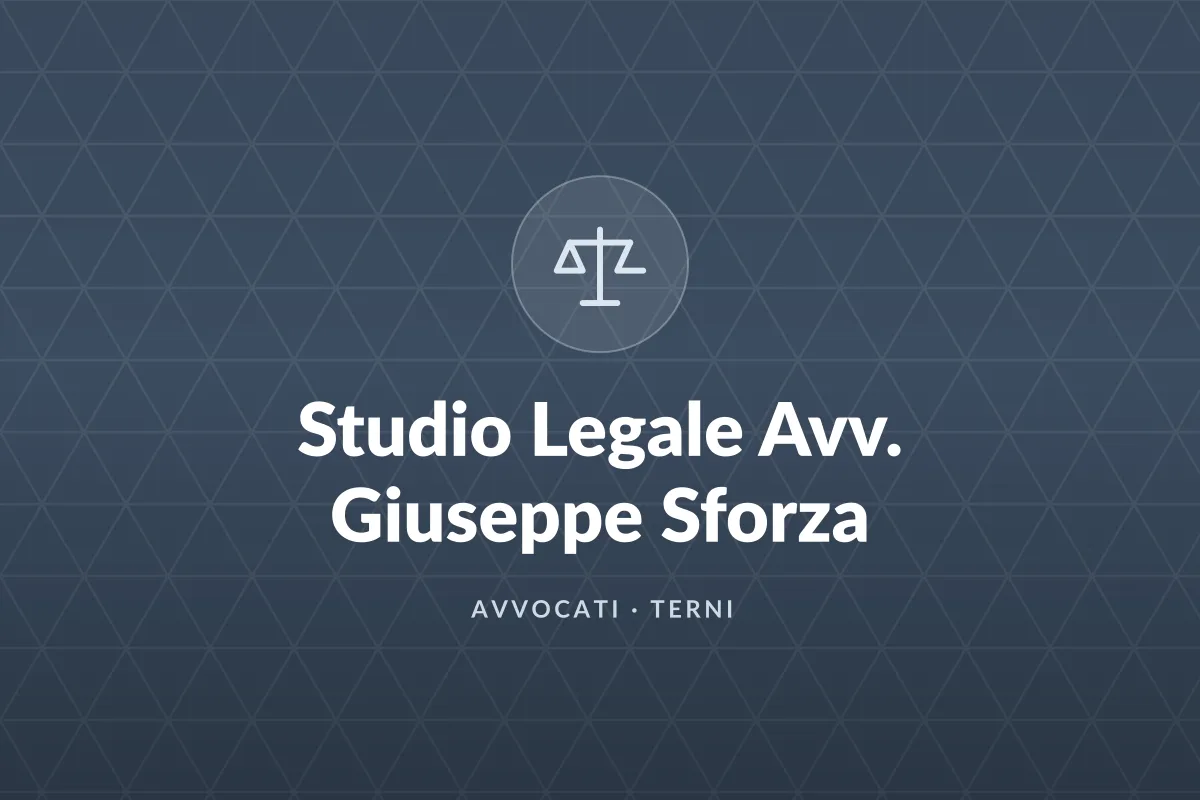 Studio Legale Avv. Giuseppe Sforza
