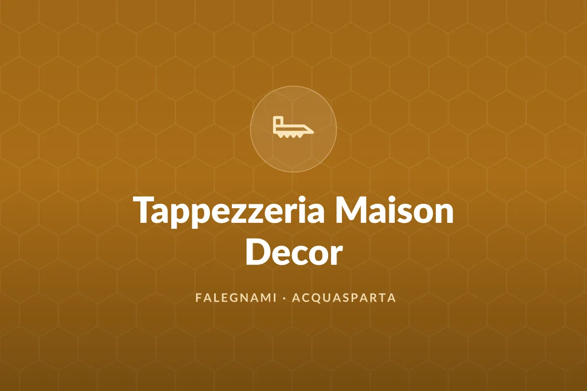Tappezzeria Maison Decor