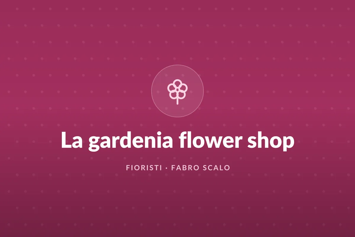 La gardenia flower shop