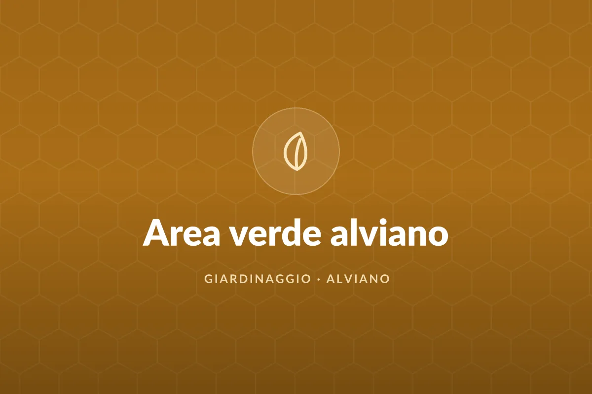 Area verde alviano