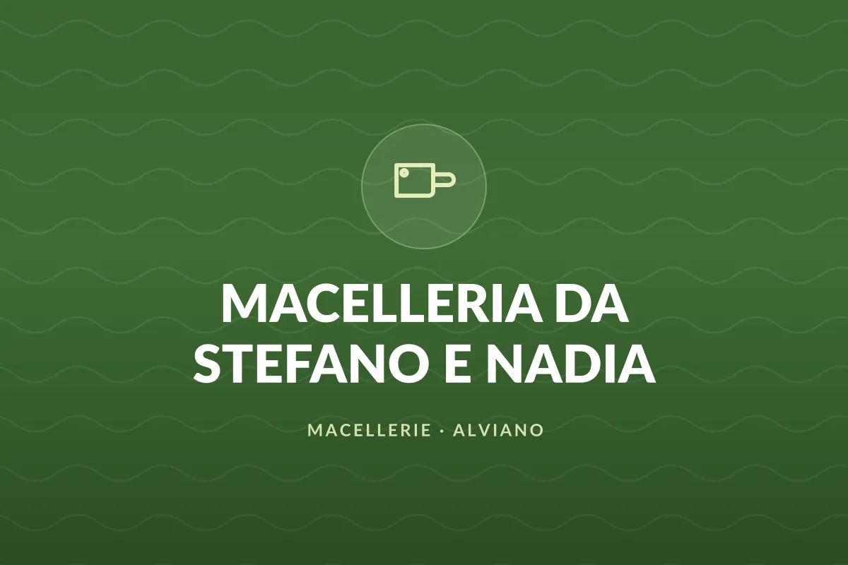 MACELLERIA DA STEFANO E NADIA