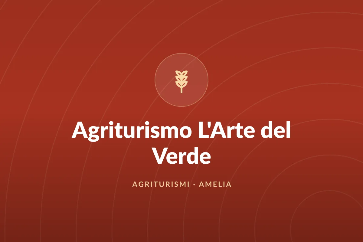 Agriturismo L'Arte del Verde