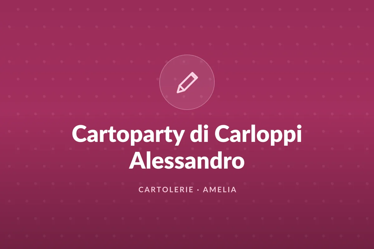 Cartoparty di Carloppi Alessandro