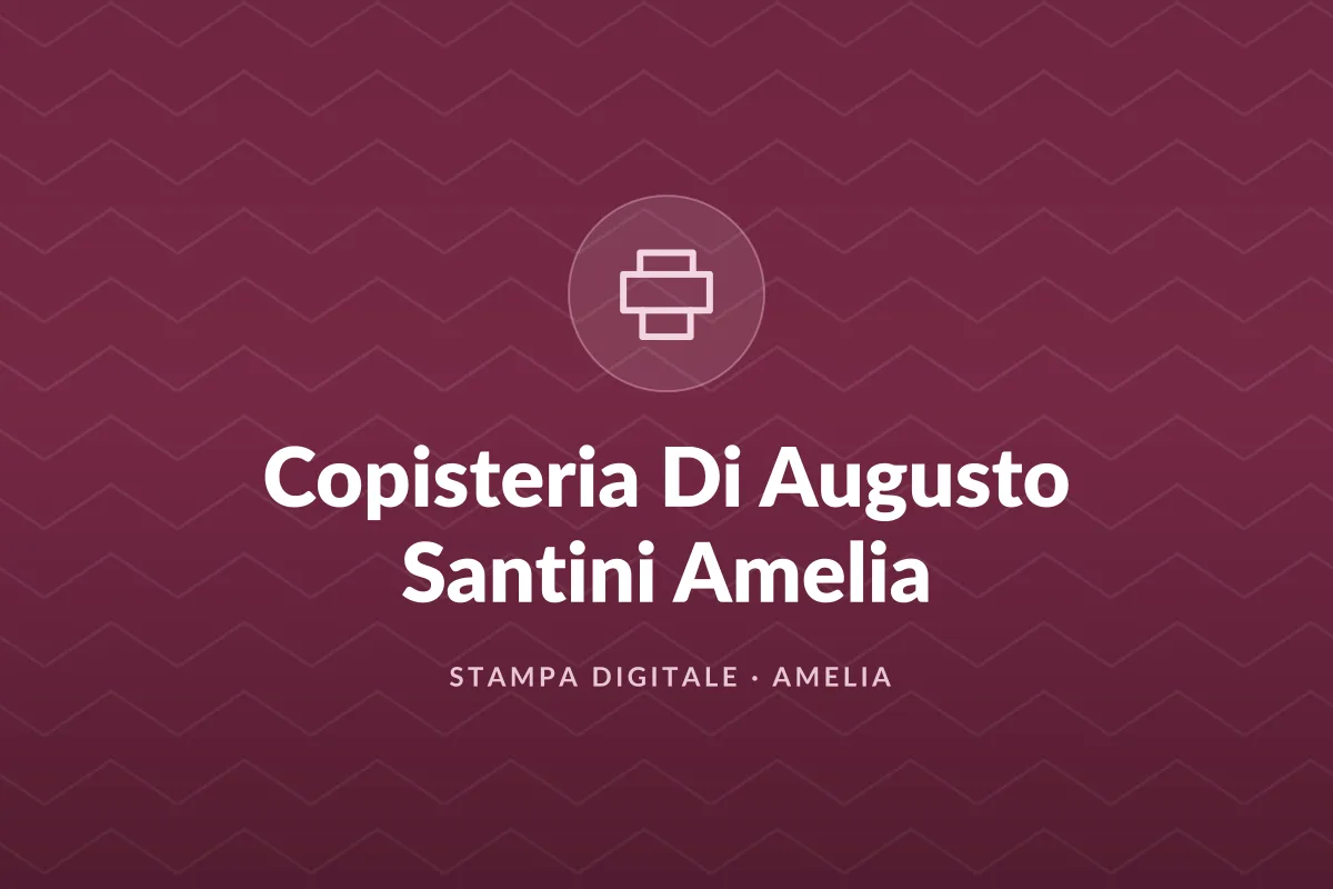 Copisteria Di Augusto Santini Amelia