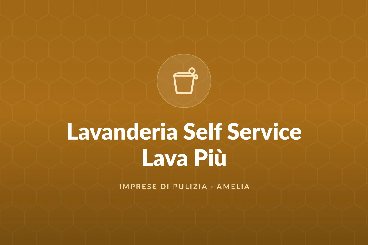 Lavanderia Self Service Lava Più