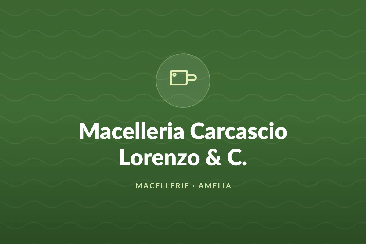Macelleria Carcascio Lorenzo & C.