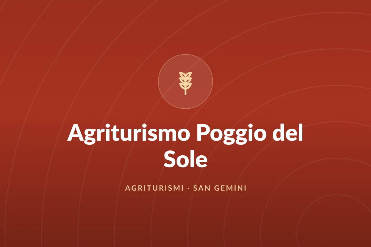 Agriturismo Poggio del Sole
