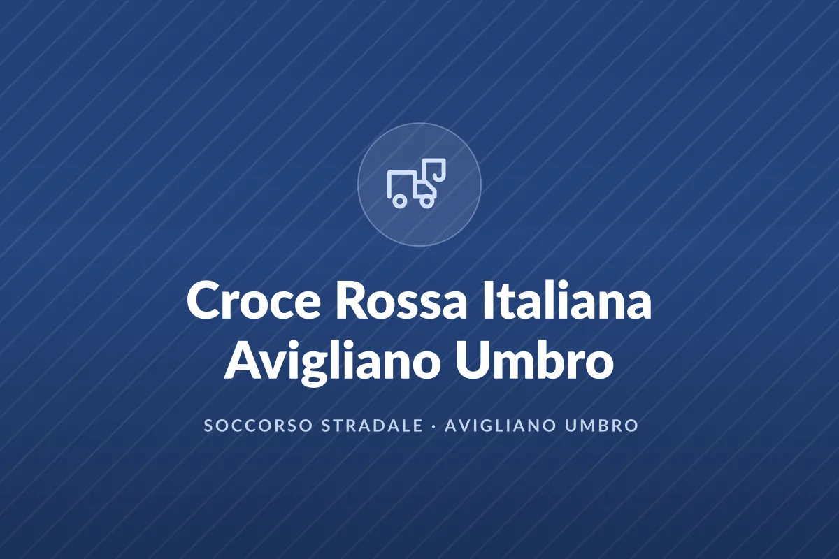 Croce Rossa Italiana Avigliano Umbro