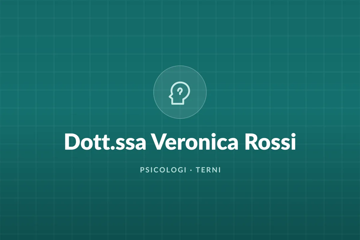 Dott.ssa Veronica Rossi