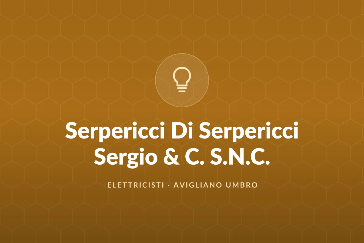 Serpericci Di Serpericci Sergio & C. S.N.C.