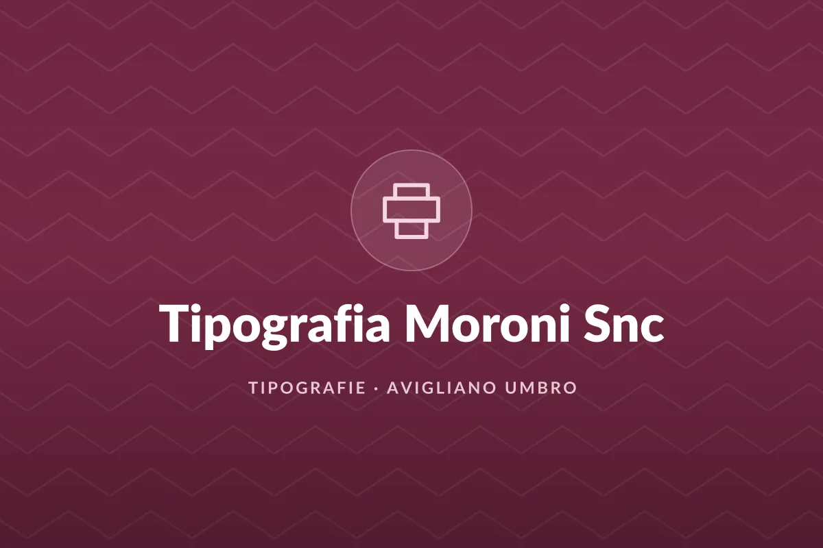 Tipografia Moroni Snc