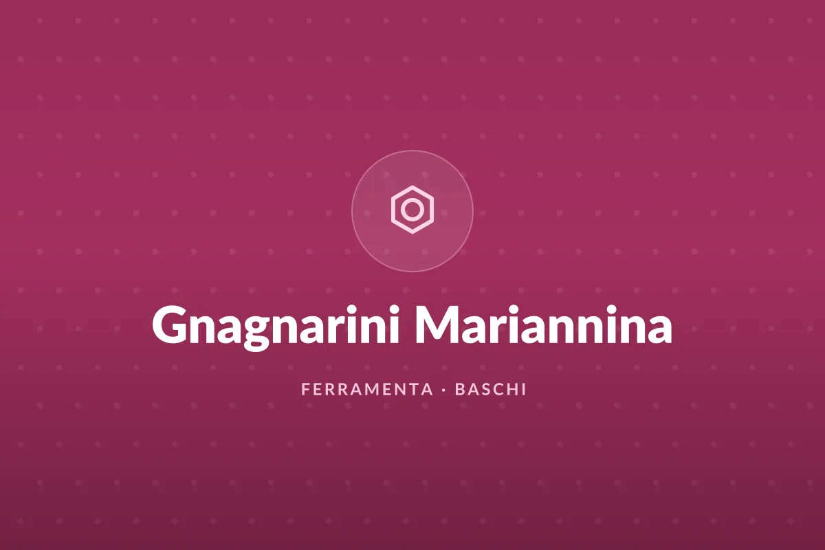 Gnagnarini Mariannina