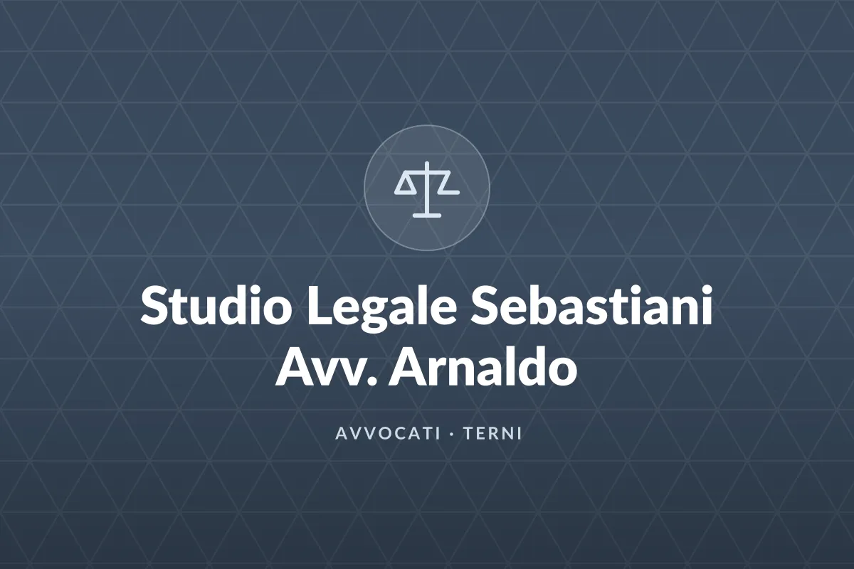 Studio Legale Sebastiani Avv. Arnaldo