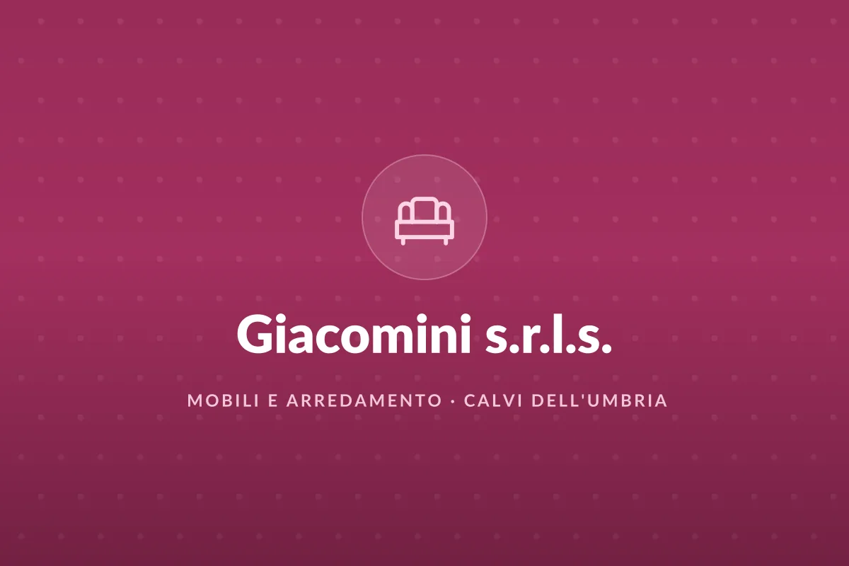 Giacomini s.r.l.s.
