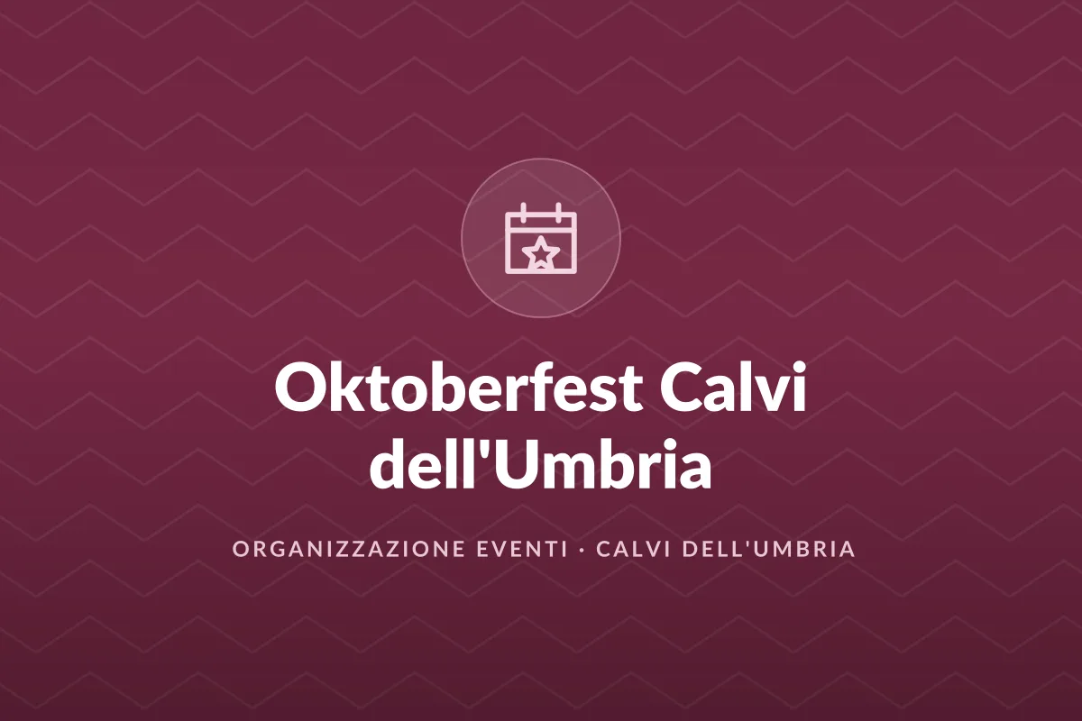 Oktoberfest Calvi dell'Umbria