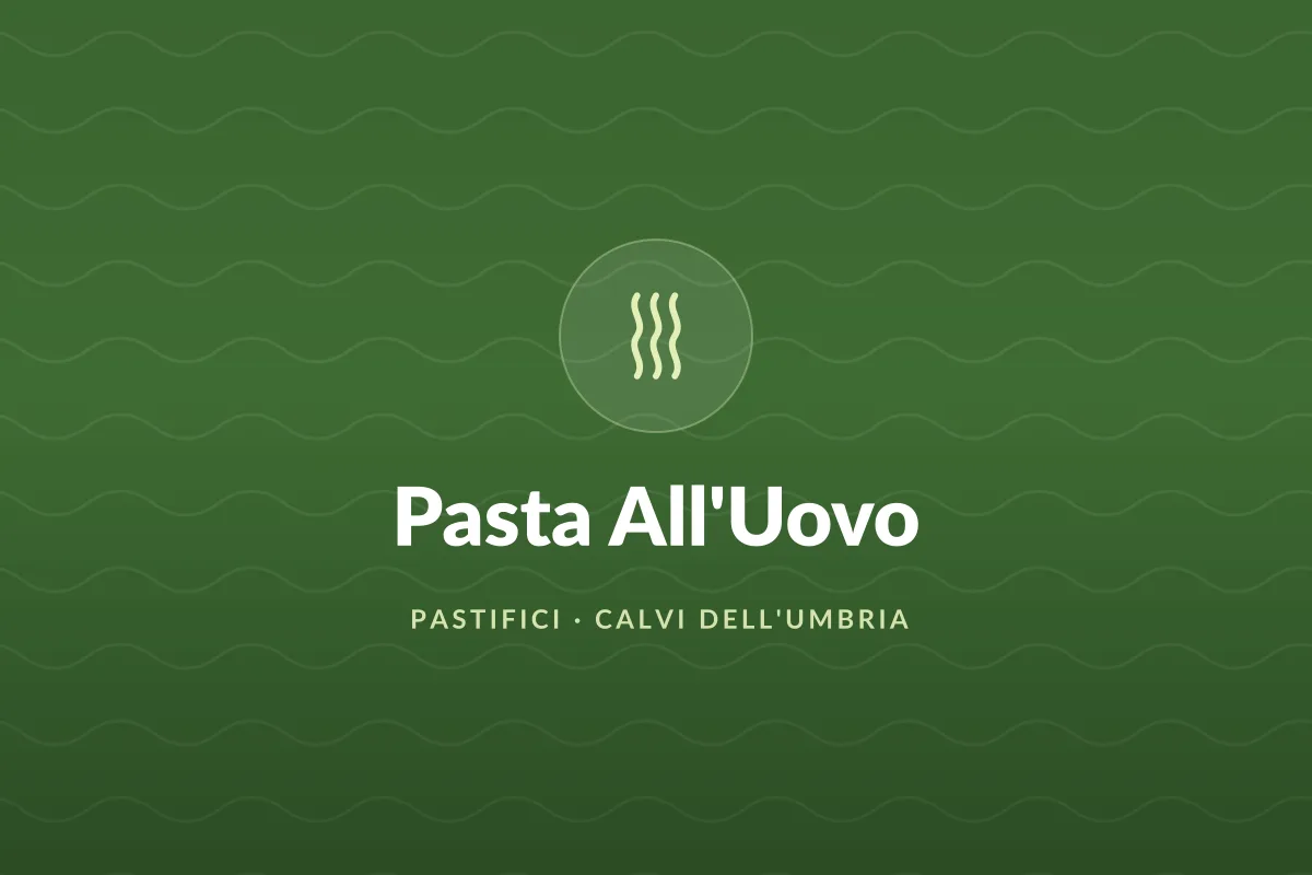 Pasta All'Uovo