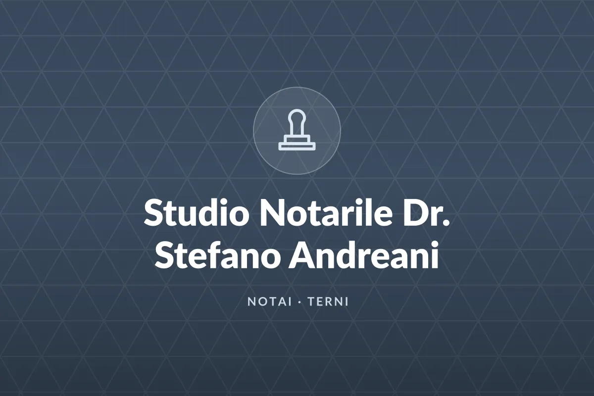 Studio Notarile Dr. Stefano Andreani