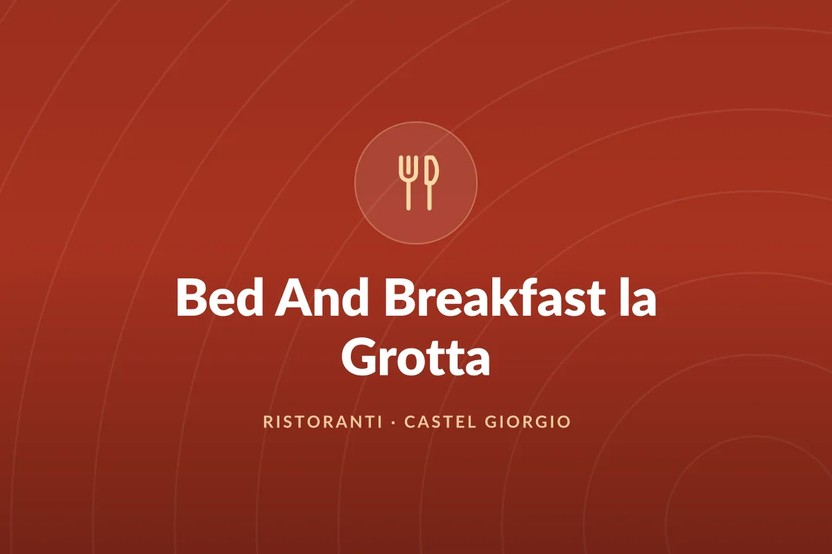 Bed And Breakfast la Grotta