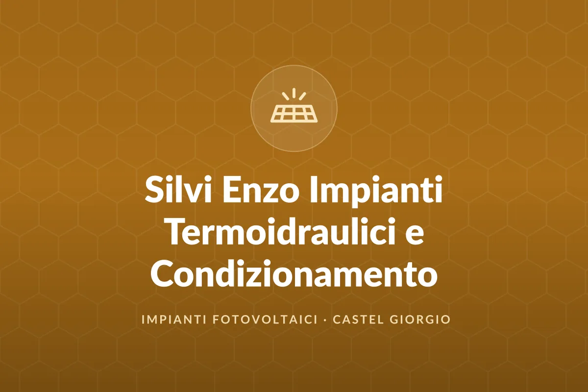 Silvi Enzo Impianti Termoidraulici e Condizionamento