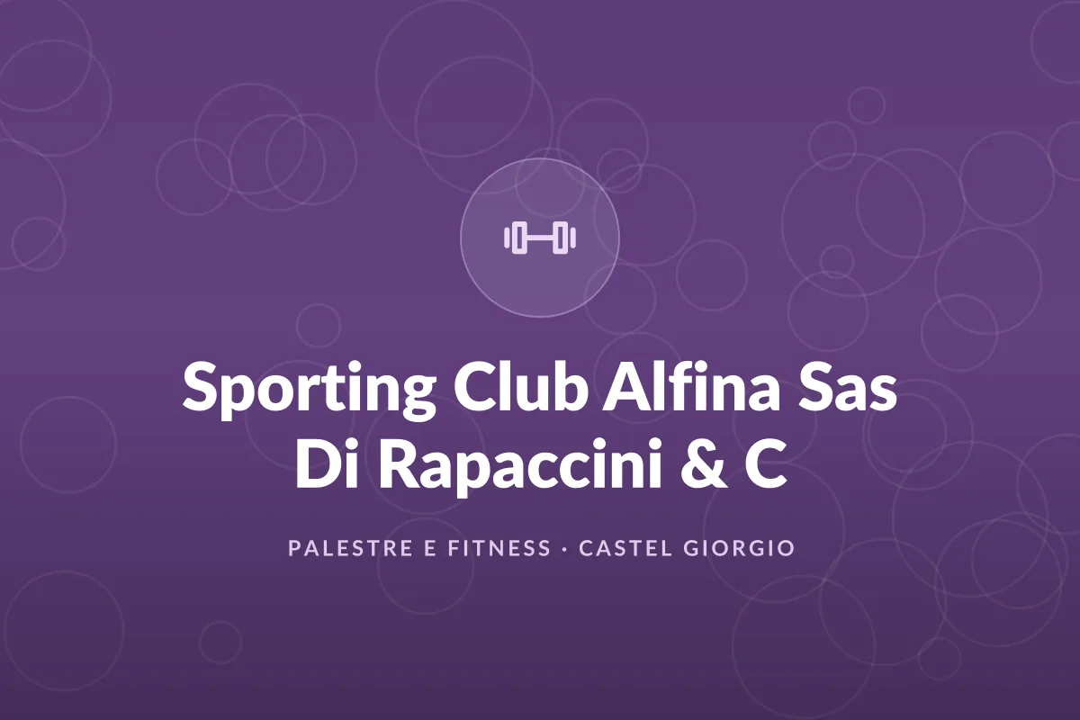 Sporting Club Alfina Sas Di Rapaccini & C