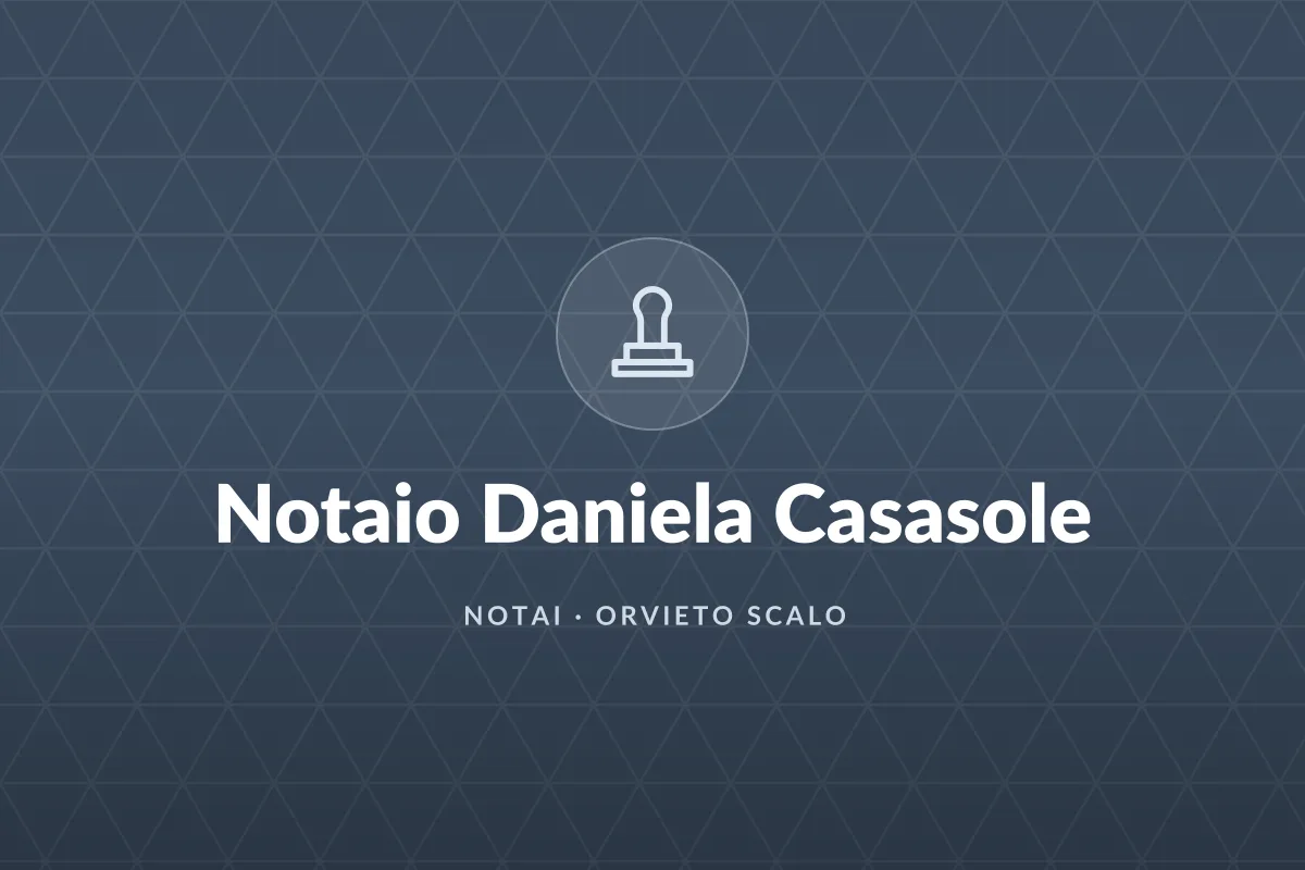 Notaio Daniela Casasole