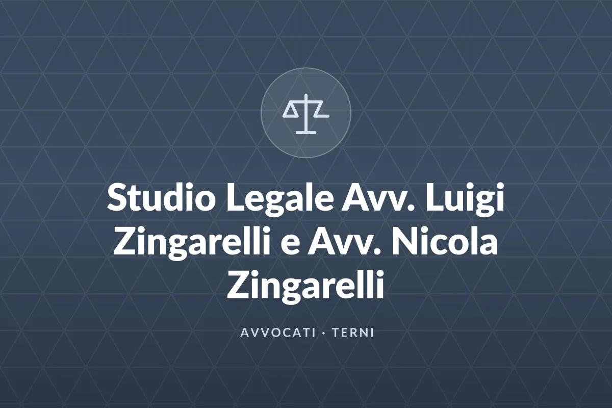 Studio Legale Avv. Luigi Zingarelli e Avv. Nicola Zingarelli