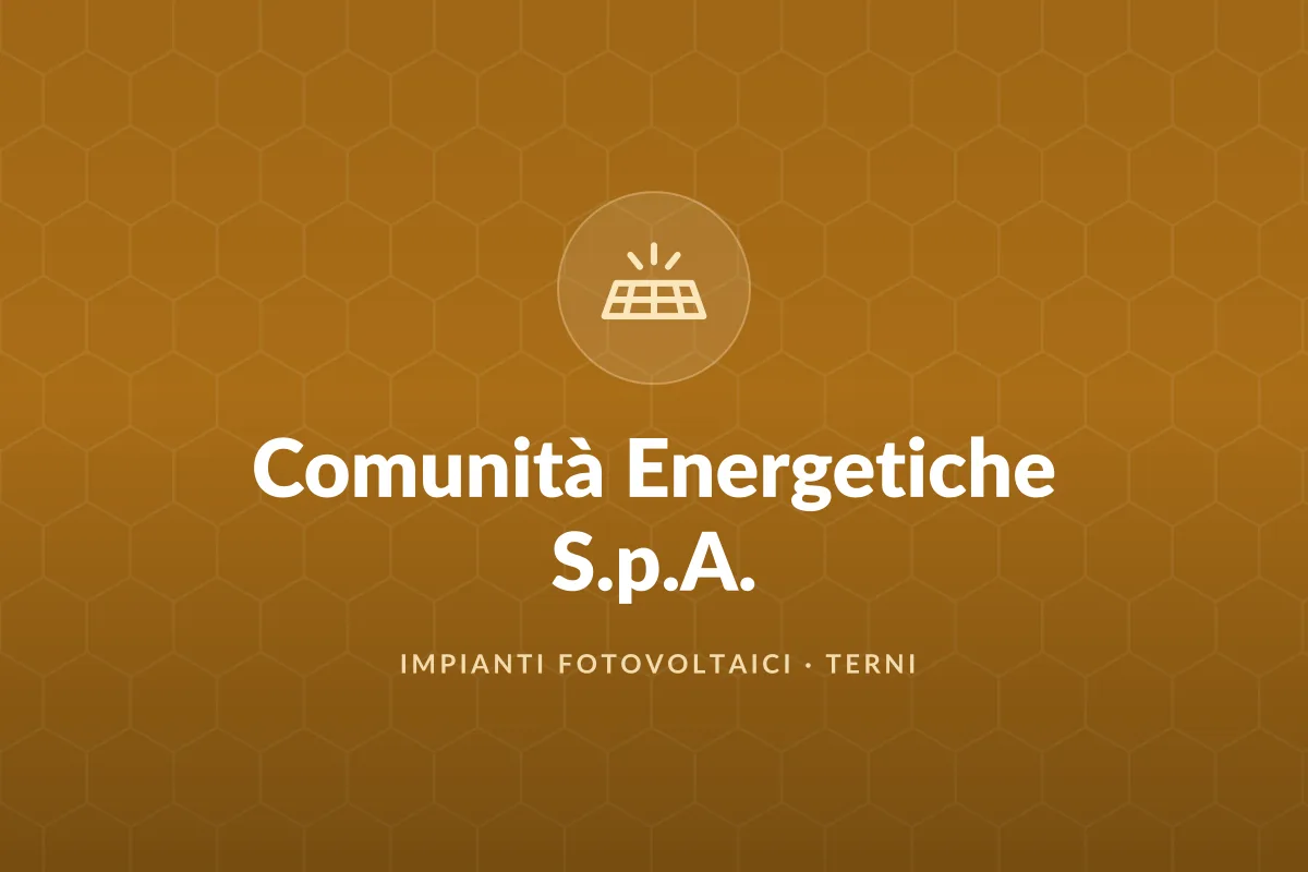Comunità Energetiche S.p.A.
