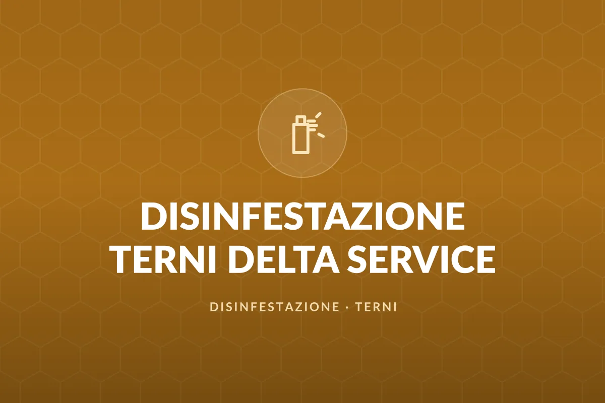 DISINFESTAZIONE TERNI DELTA SERVICE