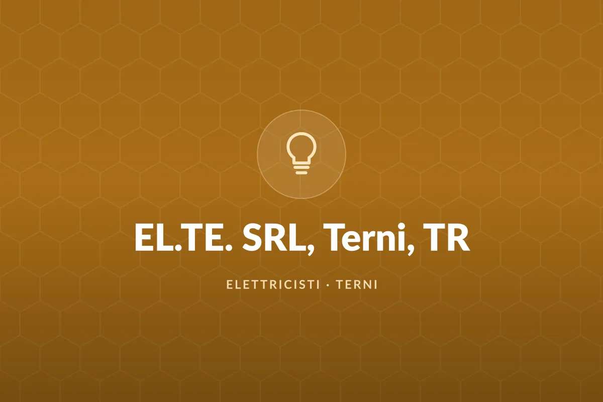 EL.TE. SRL, Terni, TR