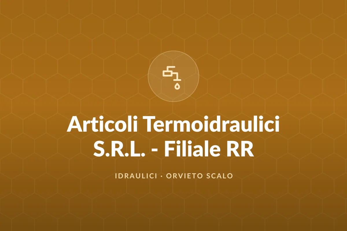 Articoli Termoidraulici S.R.L. - Filiale RR