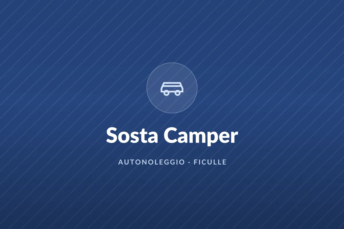 Sosta Camper