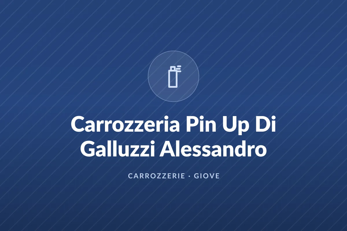 Carrozzeria Pin Up Di Galluzzi Alessandro