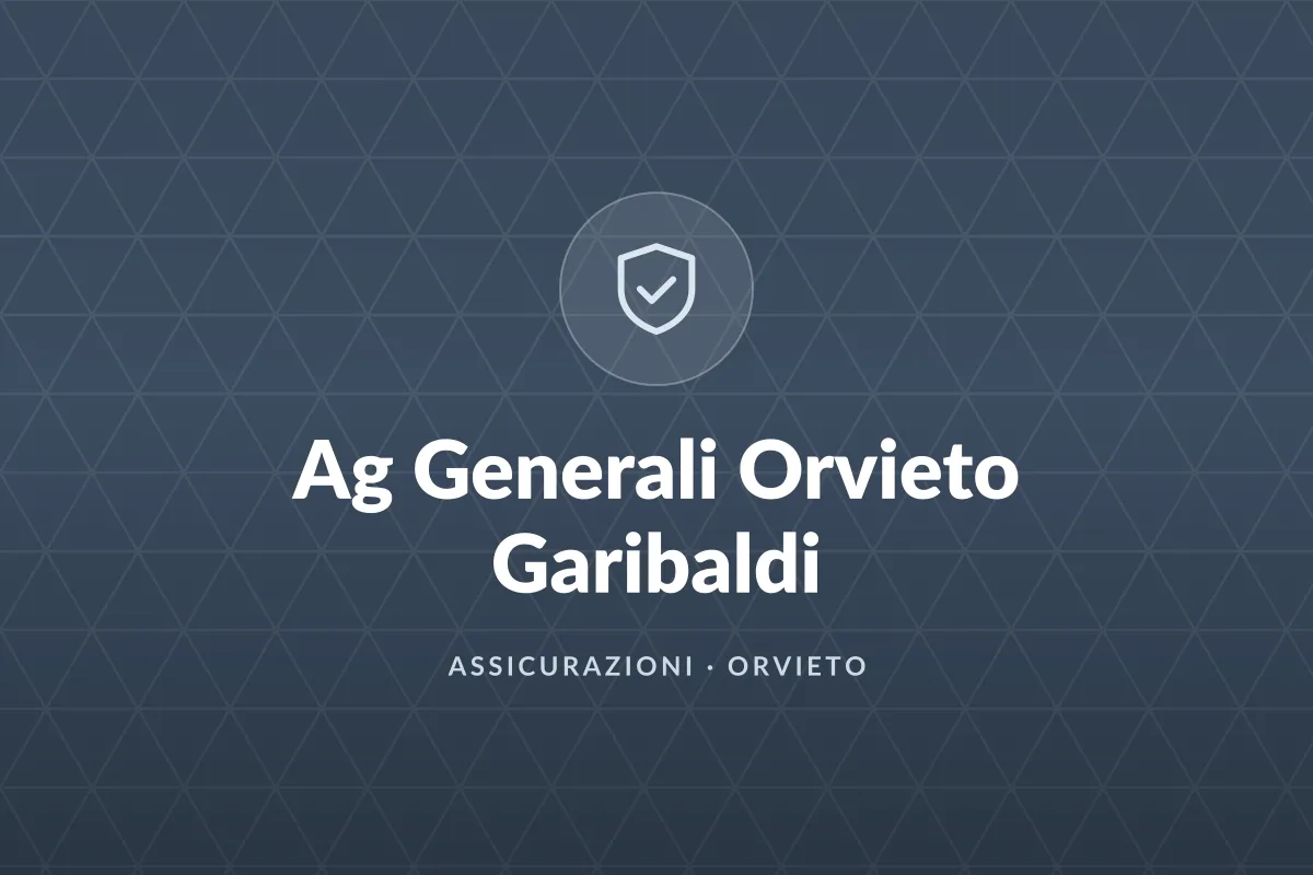 Ag Generali Orvieto Garibaldi