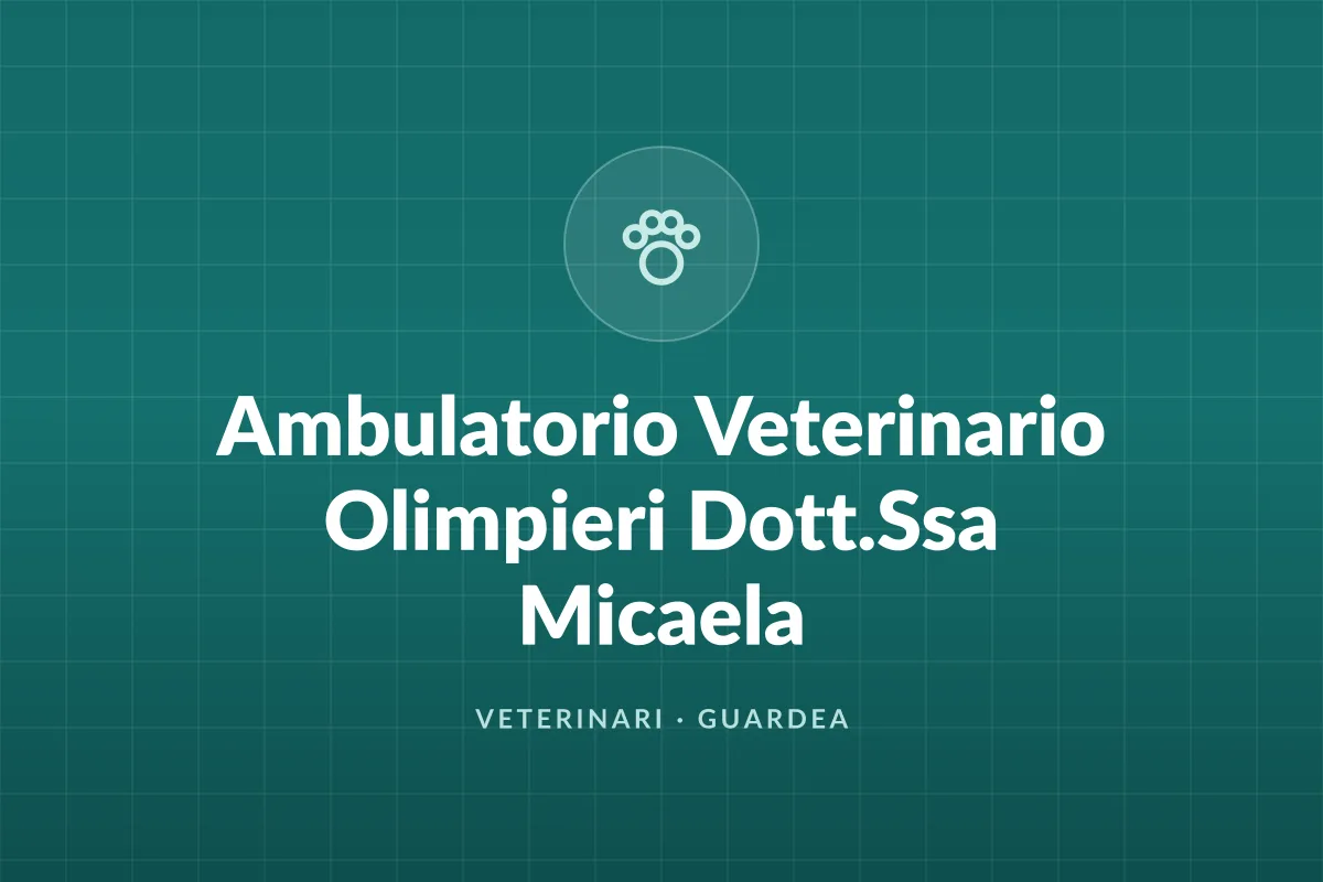 Ambulatorio Veterinario Olimpieri Dott.Ssa Micaela