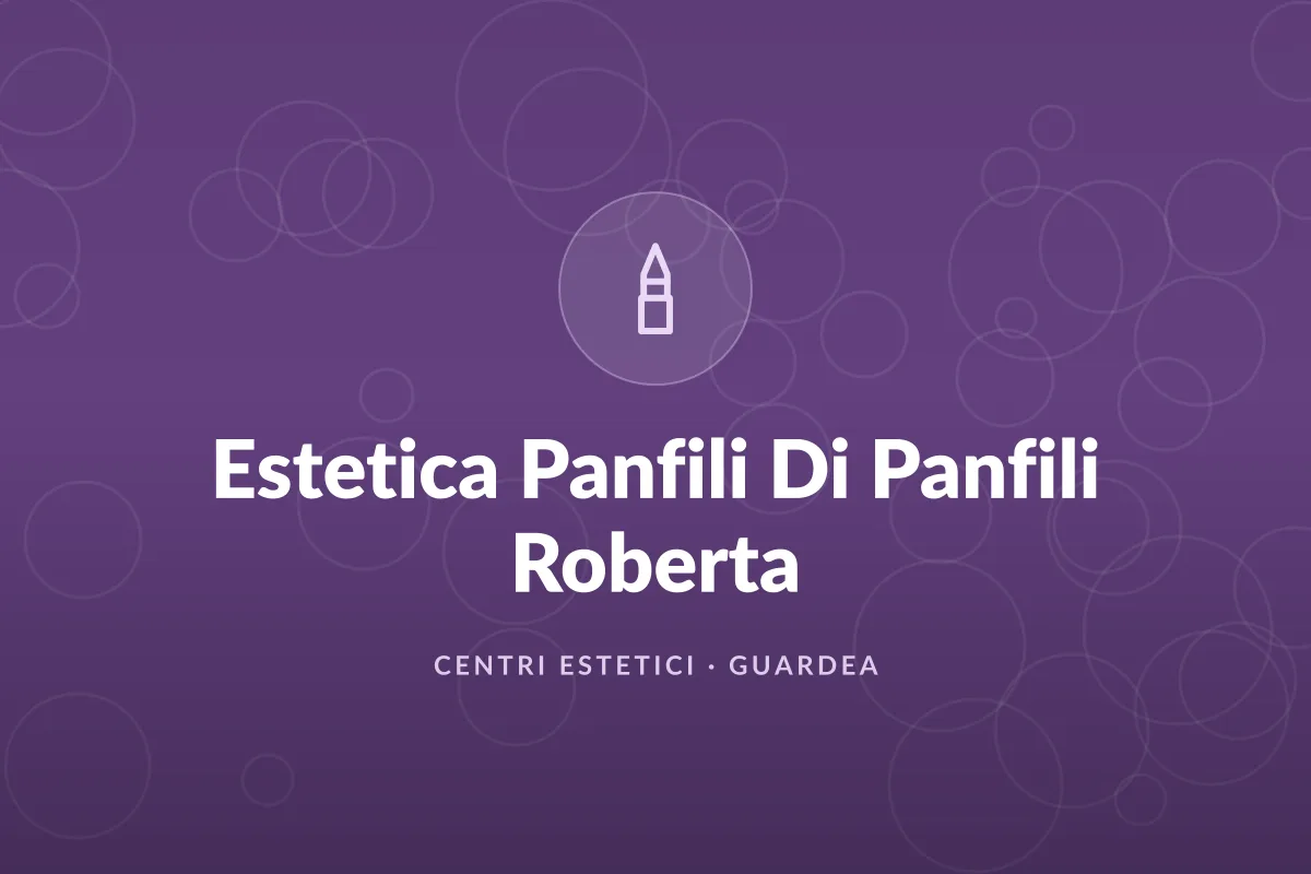 Estetica Panfili Di Panfili Roberta