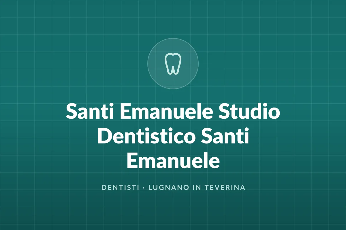 Santi Emanuele Studio Dentistico Santi Emanuele