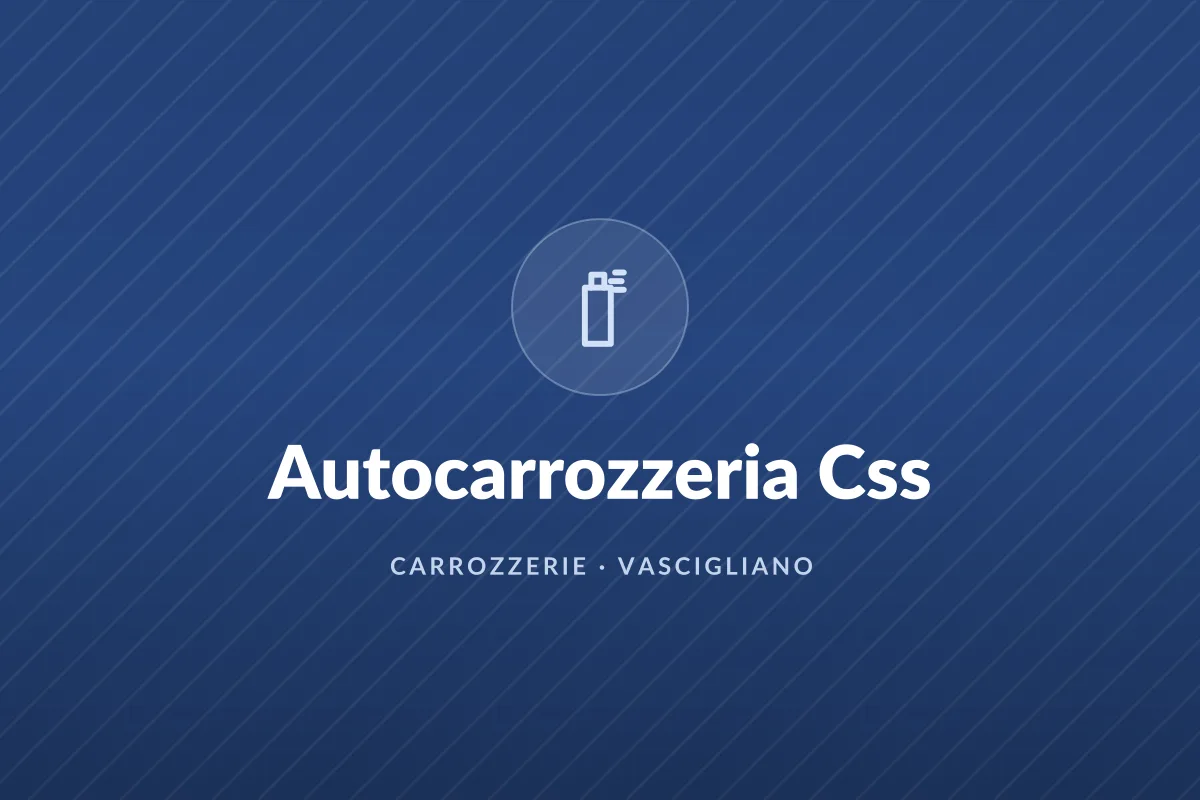 Autocarrozzeria Css