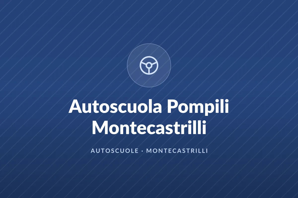 Autoscuola Pompili Montecastrilli