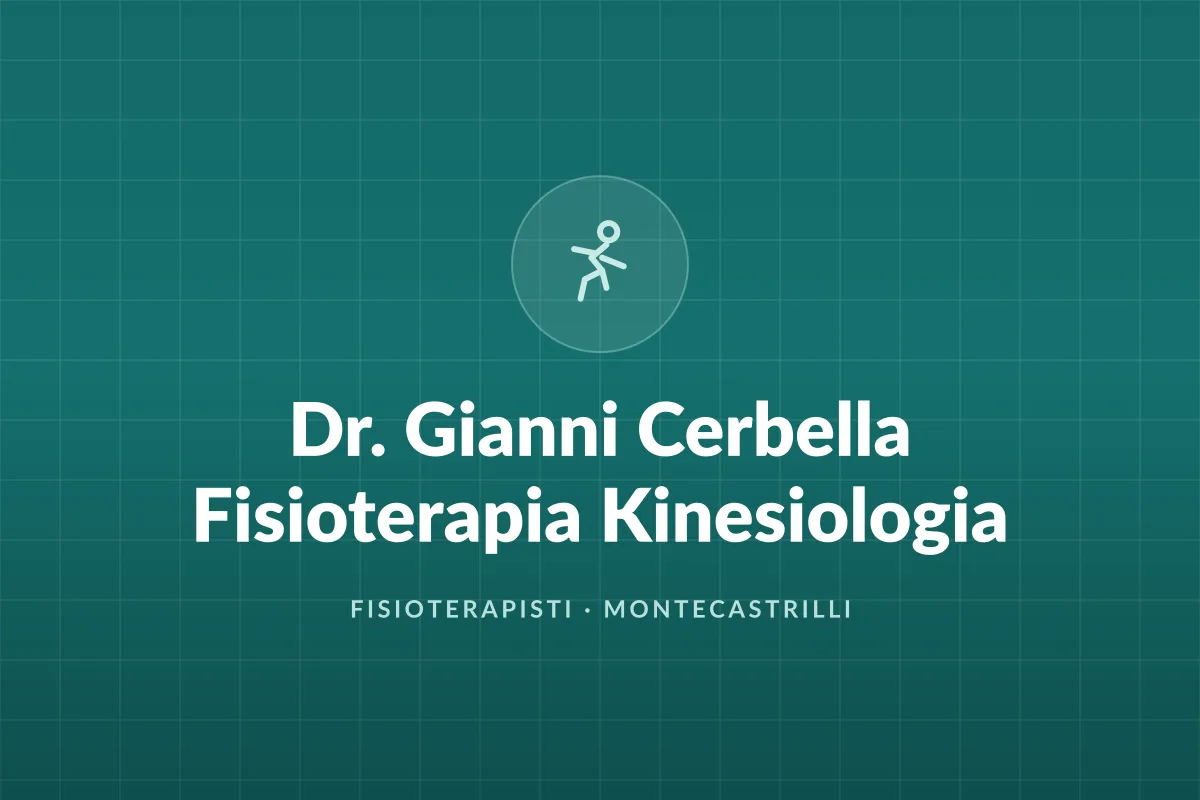 Dr. Gianni Cerbella Fisioterapia Kinesiologia
