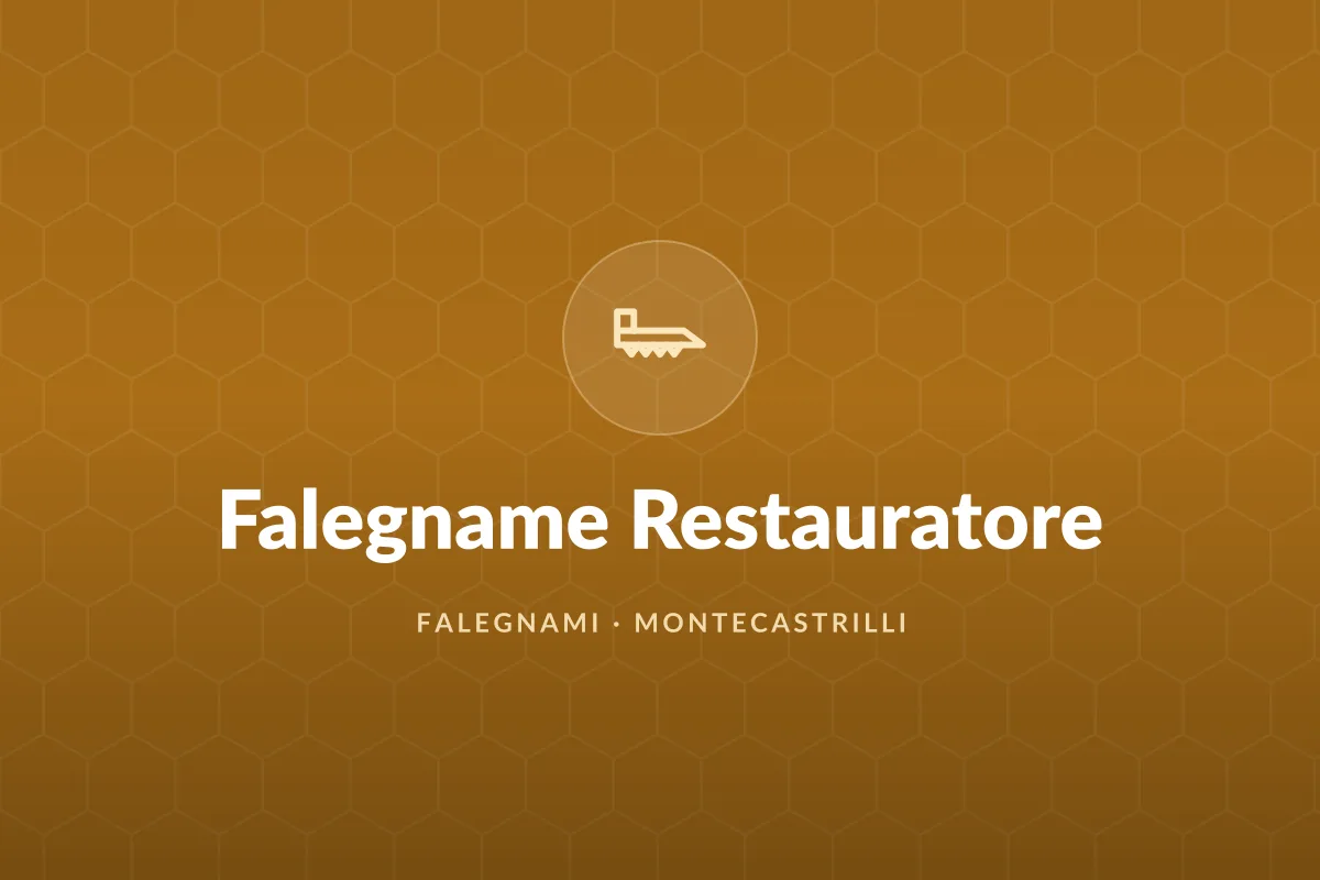 Falegname Restauratore